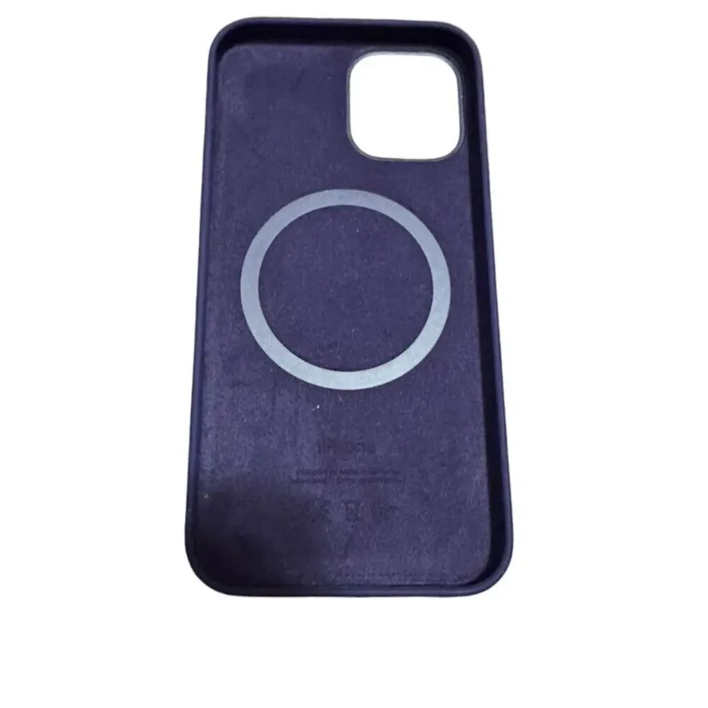 Apple IPhone 12/12 Pro Silicon Cases‎ Bundle Red & Purple Magsafe Lightweight